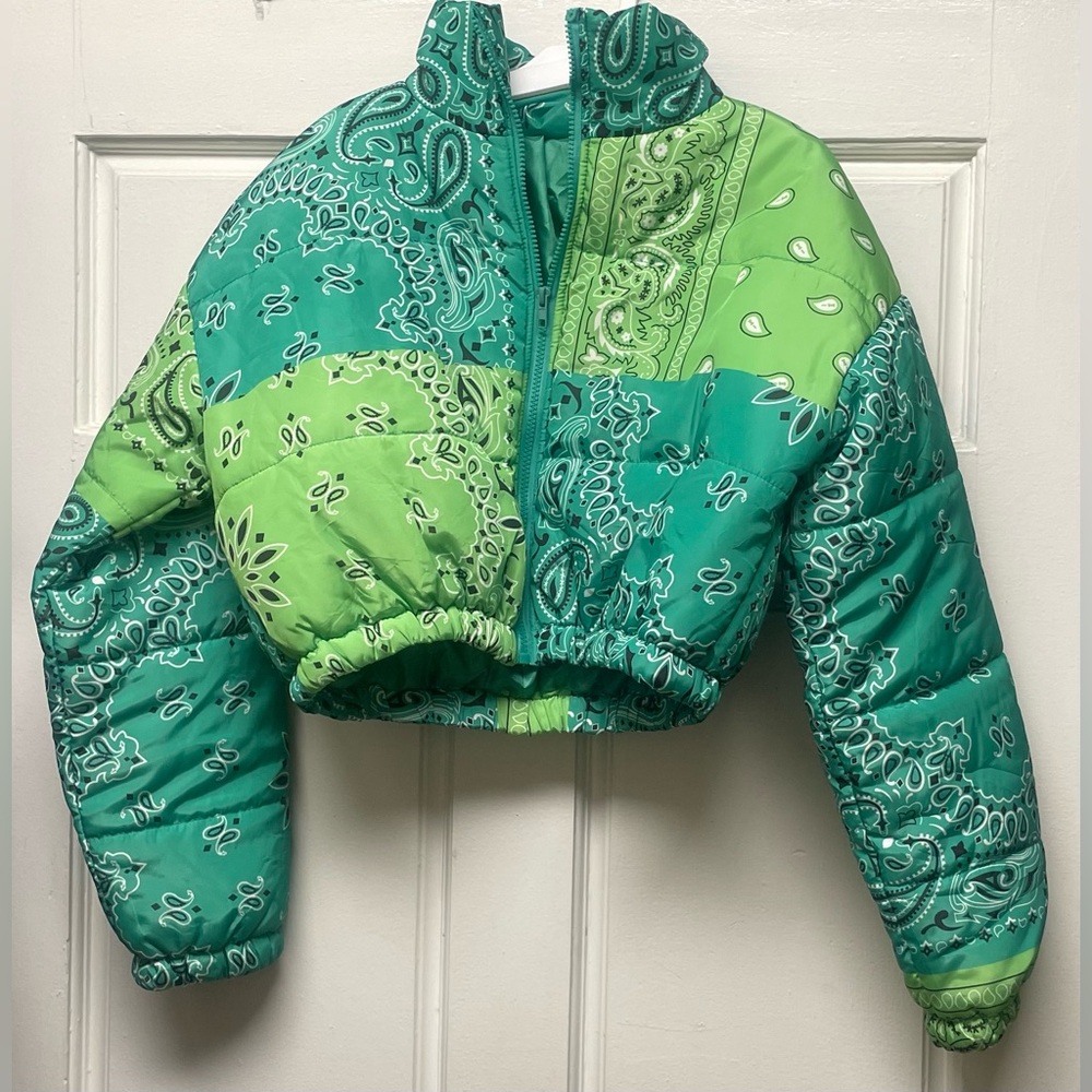 Green Bandana Paisley Jacket